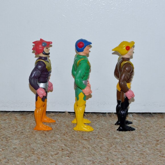 Vintage 1980s Insect Man Lot of 3 Figures Sectaurs KO Bootleg - Picture 3 of 7